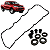 Kit Junta Tampa Válvulas Hilux 2.5 3.0 16v 2001 A 2016 - Imagem 1