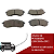 Pastilha Freio Cerâmica Dianteira L200 Pajero Hpe Sport 2001 a 2007 - Imagem 5