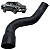 Mangueira Intercooler Coletor Gm S10 2.8 2006/2011 - Imagem 1