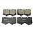 Pastilha Freio Dianteiro Ceramica Hilux  Sw4 2016 Ate 2020 - Imagem 3