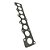 Junta Admissao F1000 Ranger 2.5 S10 2.5 Motor Maxion Hsd - Imagem 1
