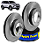 Par Disco Freio Ventilado Dianteiro Hilux Sw4 2002 Ate 2015 - Imagem 1