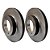 Par Disco Freio Ventilado Dianteiro Hilux Sw4 2002 Ate 2015 - Imagem 2