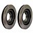 Par Disco Freio Ventilado Dianteiro Hilux Sw4 2016/2021 - Imagem 3