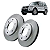 Par de Disco Freio Dianteiro Mitsubishi Pajero Full 2000 A 2006 - Imagem 1