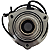 Cubo Roda Dianteiro Com Rolamento S10 Blazer 4x4 1998/2011 - Imagem 3