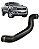 Mangueira Saída Intercooler Ranger 3.2 2012 a 2025 - Imagem 1