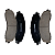 Pastilha Freio Dianteiro Dodge Ram 25000 Laramie 6.7 2021 - Imagem 5