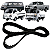 Correia Dentada H100 Hr L200 Bongo Pajero 2.5 1996 A 2012 - Imagem 1