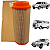 Filtro De Ar Radial Blazer Turbo 2.8 8V 2000 2001 Ate 2006 - Imagem 1
