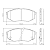 Pastilha Freio Dianteira Tucson Sonata Sportage 2.0 2010/19 - Imagem 7