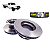 Par Disco de Freio Dianteiro Ford F4000 Volare Ventilado - Imagem 1