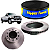 Par Disco Freio Dianteiro Ventilado Ford F250 2005 A 2008 - Imagem 1