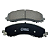 Kit Pastilha de Freio Dianteira Cerâmica Ram 2500 3500 6.7 24V 2020 a 2025 - Imagem 3