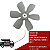 Hélice intercooler 6 Pás L200 2.5 Pajero 2.5 2003 a 2012 - Imagem 5