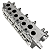 CABEÇOTE C/ VÁLVULAS HR BONGO K2500 L200 2.5 8V 1992A2012 - Imagem 3