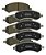 Kit pastilha disco freio dianteiro Ram 1500 2022 a 2026 - Imagem 2
