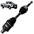 Semi eixo direito S10 Blazer manual 4x4 1998 a 2011 - Imagem 1