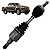 Semi eixo diant. esquerdo S10 Blazer 1998 a 2011 completo - Imagem 1