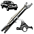 Regulador freio tras. esq Frontier SEL 2007 a 2012 completo - Imagem 1