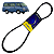 Correia V HR 2.5 L300 2.5 Opala Caravan 1969 a 2026 - Imagem 1