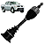 Semi eixo direito L200 Triton Pajero Dakar 3.2 2008 a 2016 - Imagem 1