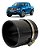 Mangueira Intercooler Vw Amarok 2.0 16v Diesel Borracha Preto - Imagem 1