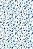 Decalque para Porcelana - Tapete Azul Bem Me Quer - Imagem 1