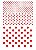 Decalque para Porcelana - Bolinhas Vermelho M9 - Imagem 1