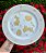 Decalque para Porcelana - Páscoa Coelhinho com Flores - Metalizado Dourado - Imagem 2