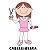 Decalque para Porcelana - Cabeleireira - Imagem 1