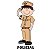 Decalque para Porcelana - Policial(o) Bege - Imagem 1