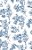 Decalque para Porcelana - Damas - Toile de Jouy - AZUL MARINHO - Imagem 1