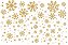 Decalque para Porcelana - Flocos de Neve OURO - Imagem 1
