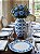 Decalque para Porcelana - Tapete Rosa Charme AZUL - Imagem 2