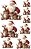 Decalque para Porcelana - Noel com Animais - Imagem 1