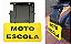 Suporte e Placa Moto Auto Escola - Imagem 1