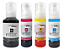 KIT 4 Garrafas Tinta Para Epson T504/544-L4150, L4160, L6171, L6191,L6270, L3110, L3150, L3250, L5290 - Imagem 3