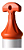 KIT 6 Balizador Palito Laranja S/ BASE PRETA Auto Escola - Imagem 5