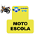 Placa Moto Escola Simples - Imagem 1