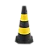 KIT 4 Cones de Sinalização Preto e Amarelo - Imagem 2