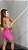 Conjunto Barbie Rosa e Verde Oliva - Imagem 2