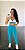 Conjunto Isis Azul e Branco - Imagem 1