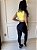 Conjunto Taty Preto Com Amarelo - Imagem 2