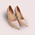 Scarpin em Couro Nude Secret Me - Imagem 1