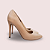 Scarpin em Couro Nude Secret Me - Imagem 2