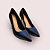Scarpin em Couro Preto Secret Me - Imagem 1
