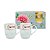 Set/2 Caneca Pequena Branco - Blushing Birds - Imagem 1