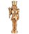 ADORNO NATALINO QUEBRA NOZES DOURADO 59CM - Imagem 1