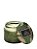 Vela Pote De Vidro P 25H Relevo Temple Moss - Imagem 2